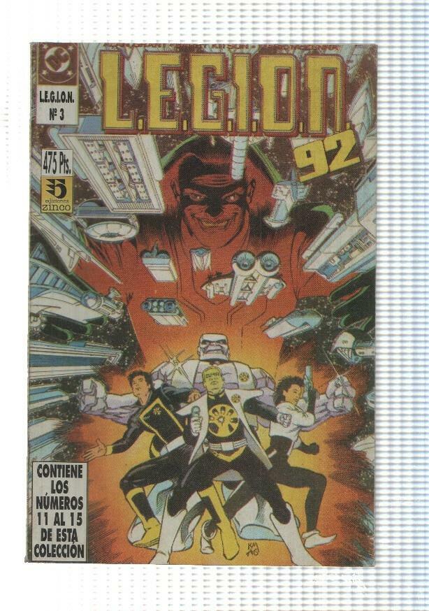 DC, Zinco: Legion 92 vol. 3 retapado, contiene los num 11 al 15 - Engaños (Grant, Kitson)