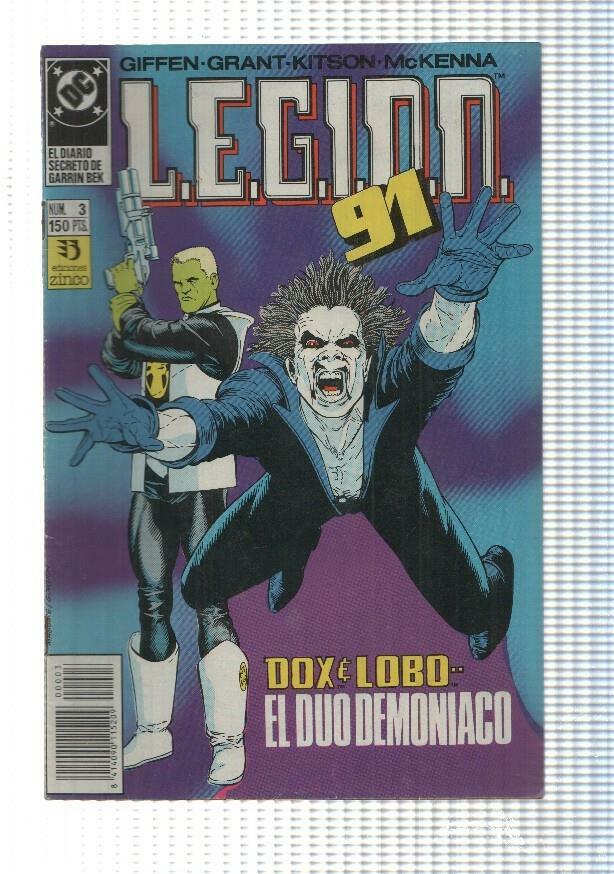 DC, Zinco: Legion 91 num 03 - El diario secreto de Garryn Bek (Giffen, Alant Grant)