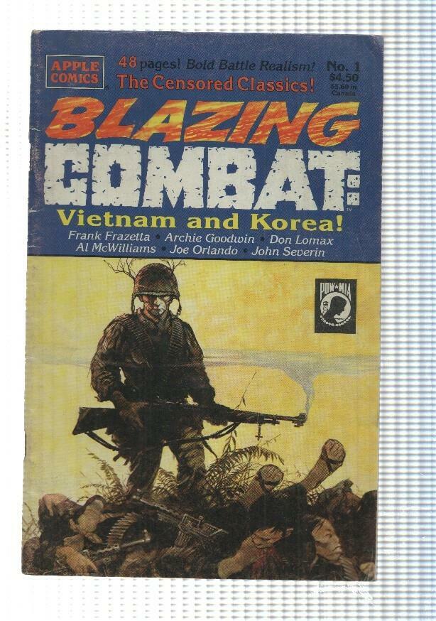 Apple Comics: Blazing Combat num 1, Vietnam and Korea (aug 93). Viet-Cong