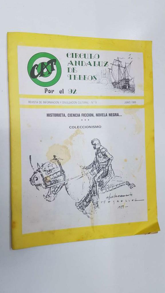 Cat. Circulo Andaluz de Tebeos num 9 (junio 1989) - Entrevista a Vicente Segrelles