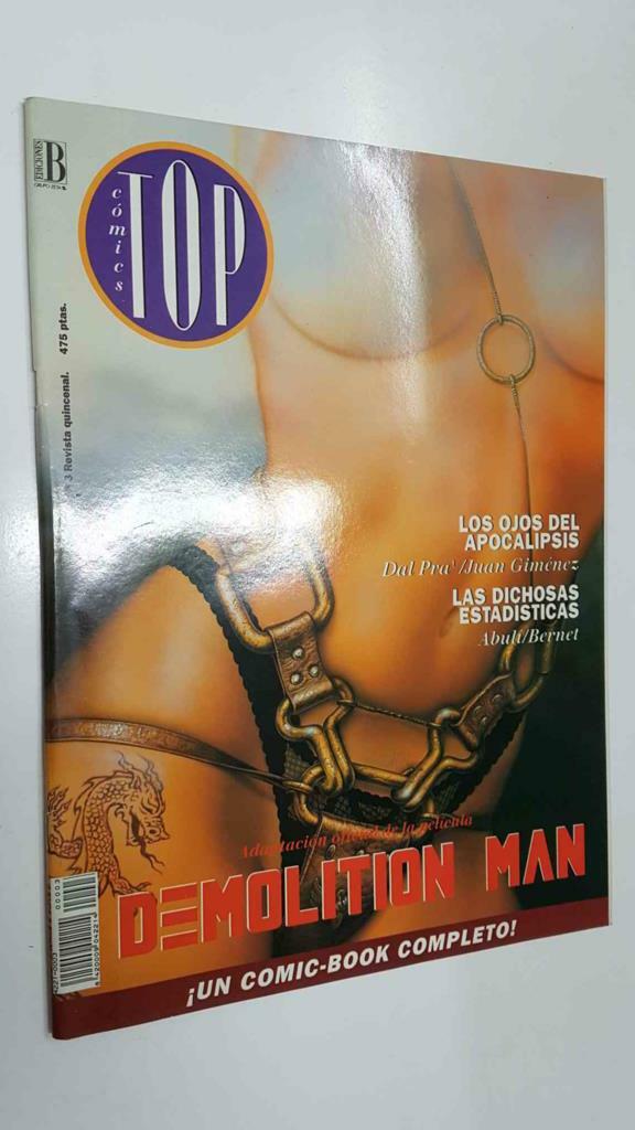Comic-Book: Top Comics num 3 (marzo 1994) - Demolition Man (3), Crimenes y castigos (Carlos Nine)