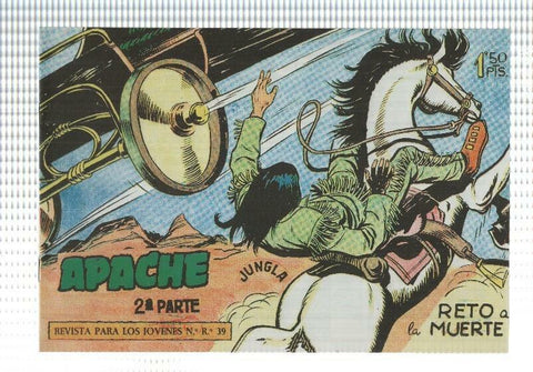 Facsimil: Apache segunda serie numero 05: Reto a la muerte