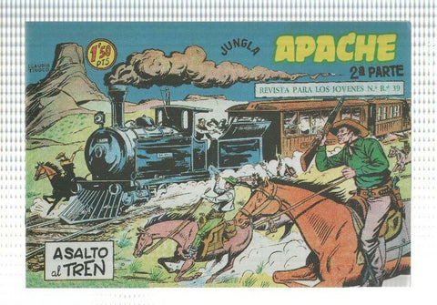 Facsimil: Apache segunda serie numero 13: Asalto al tren