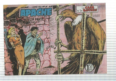 Facsimil: Apache segunda serie numero 26: La casa de los buitres