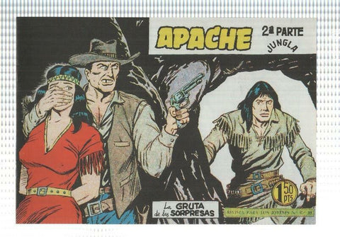 Facsimil: Apache segunda serie numero 30: La gruta de las sorpresas