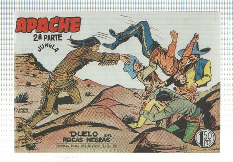 Facsimil: Apache segunda serie numero 46: Duelo en rocas negras