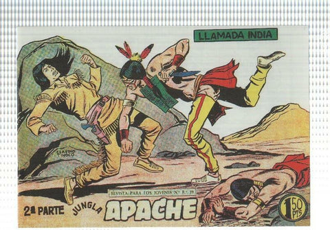 Facsimil: Apache segunda serie numero 49: Llamada india