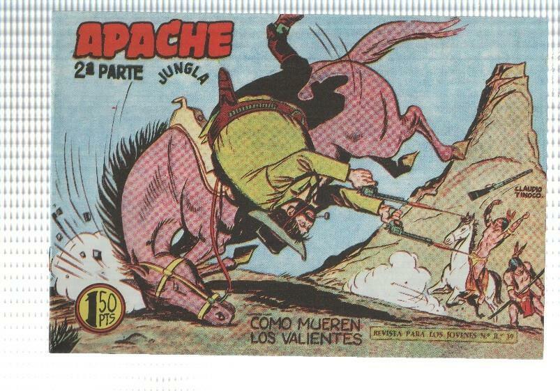 Facsimil: Apache segunda serie numero 52: Como mueren los valientes