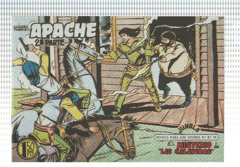 Facsimil: Apache segunda serie numero 58: El misterio de las calaveras