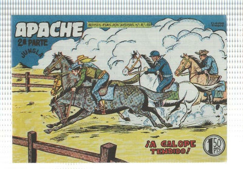 Facsimil: Apache segunda serie numero 63: A galope tendido