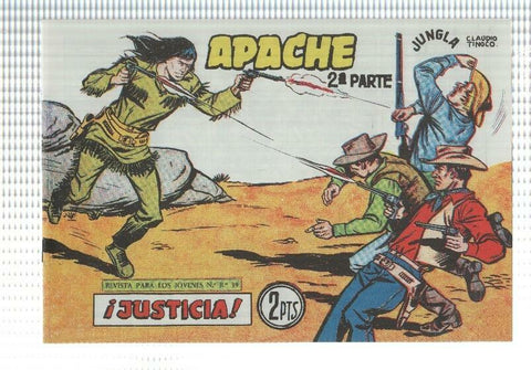 Facsimil: Apache segunda serie numero 67: Justicia