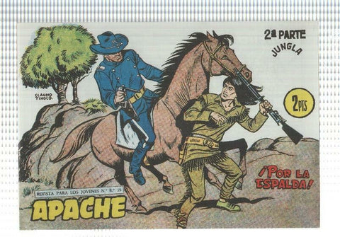 Facsimil: Apache segunda serie numero 71: Por la espalda