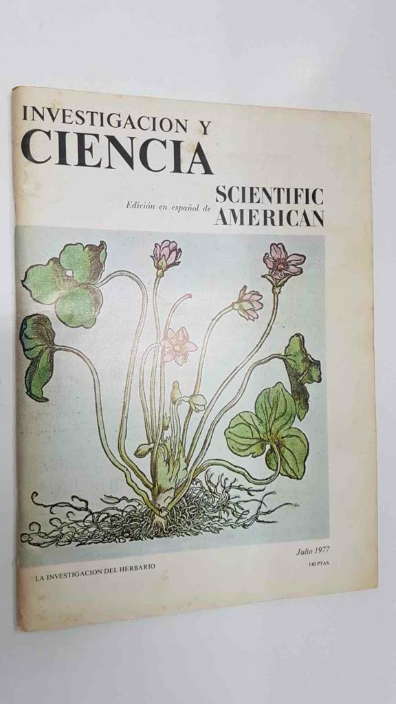 Investigacion y Ciencia 10: edicion en español de Scientific American, jul 1977 - La Investigacion del Herbario