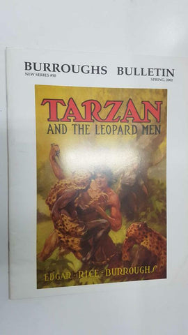 Burroughs Bulletin: num 50, spring 2002. Cover: Tarzan and the Leopard Men