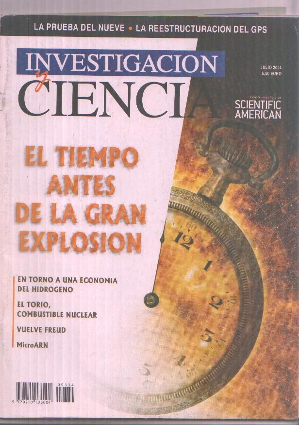 Investigacion y Ciencia numero 334: El tiempo antes de la gran explosion