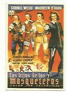 CALENDARIO 2560: Los hijos de los mosqueteros