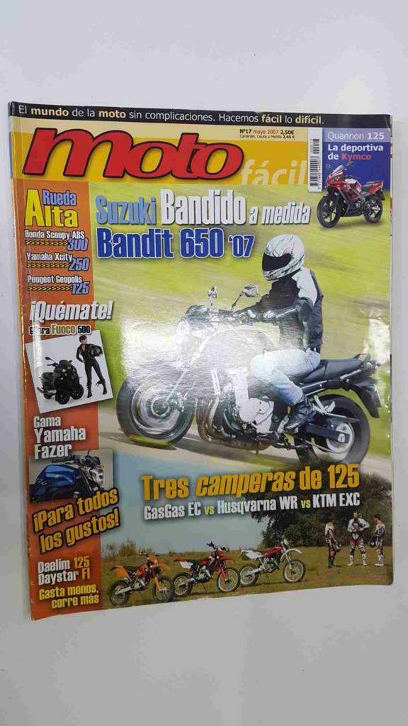 Moto facil: num 17, mayo 2007 - Como funciona los frenos, Como se hace cambio de aceite de la horquilla