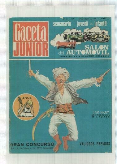 Ficha tebeo numerada 349: Gaceta Junior, edit Universo Infantil