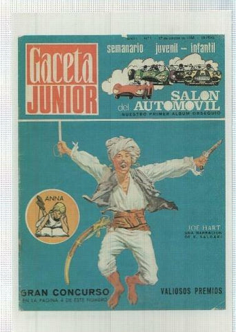 Ficha tebeo numerada 349: Gaceta Junior, edit Universo Infantil
