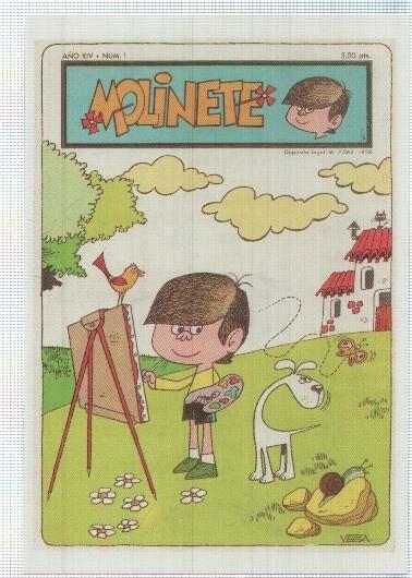 Ficha tebeo numerada 361: Molinete, año 1969, edit Instituciones Teresianas