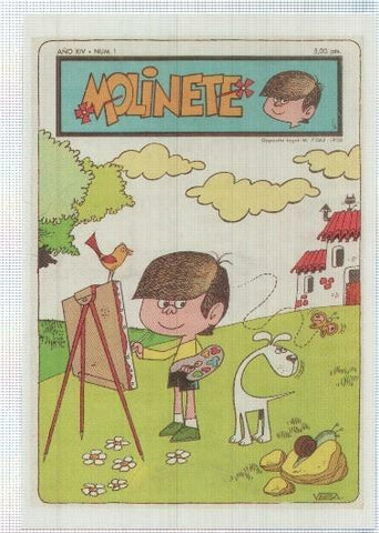 Ficha tebeo numerada 361: Molinete, año 1969, edit Instituciones Teresianas