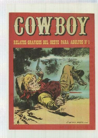 Ficha tebeo numerada 376: Cowboy, edic Pined