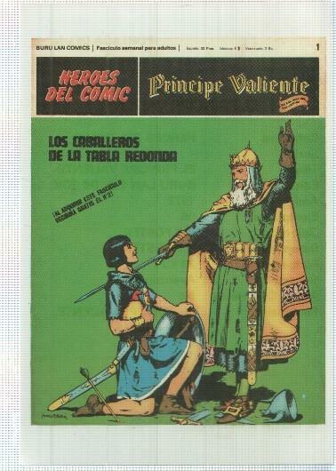 Ficha tebeo numerada 379: El Principe Valiente, edit Burulan, dibujo de Harold Foster