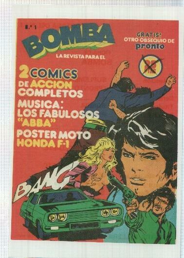 Ficha tebeo numerada 382: Bomba revista suplemento de Pronto, edic Publicaciones Heres