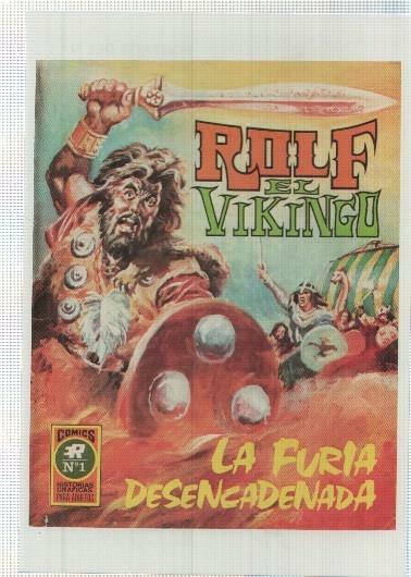Ficha tebeo numerada 384: Rold el vikingo, edit Rollan, dibujo de Don Lawrence