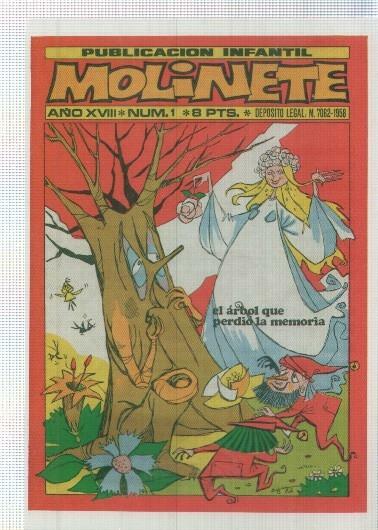 Ficha tebeo numerada 389: Molinete año 1973, edic Dulma