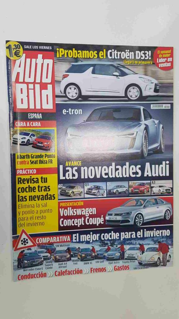 Autobild: num 219, 22/01/2010 - Revista tu coche tras las nevadas, Motosport - Dakar 2010 por fin gano Sainz