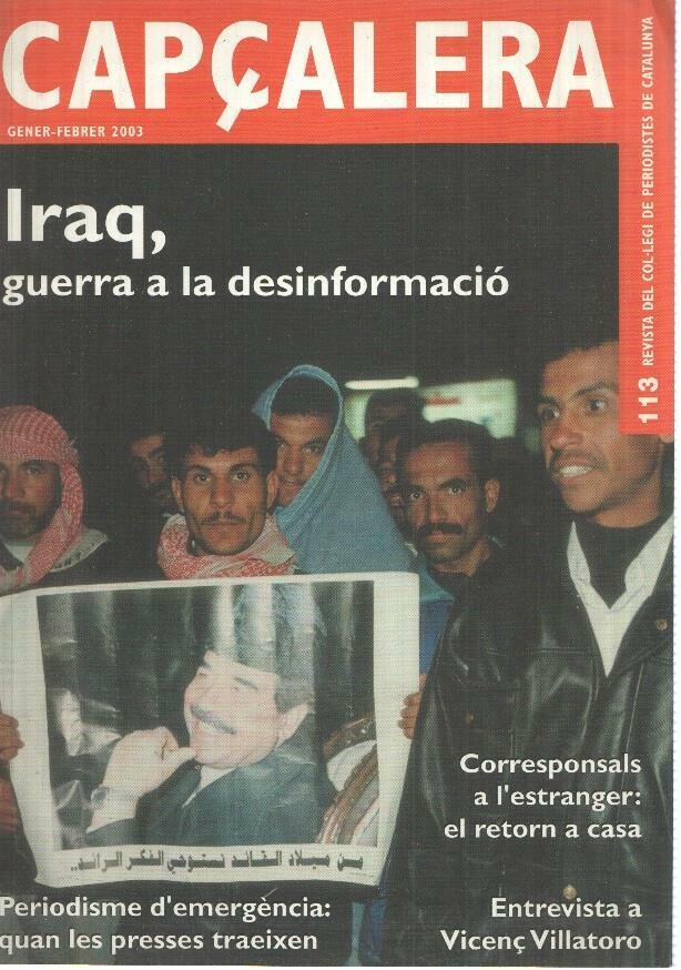 Revista Capçalera: num 133, gen-feb 2003 - Iraq, guerra a la desinformacio