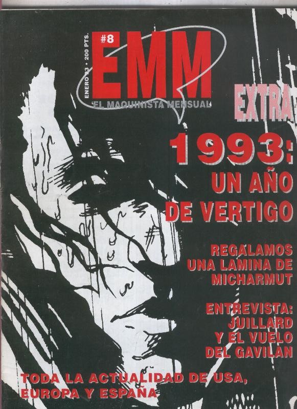 Fanzine: El maquinista mensual numero 08: regalo lamina de Micharmut