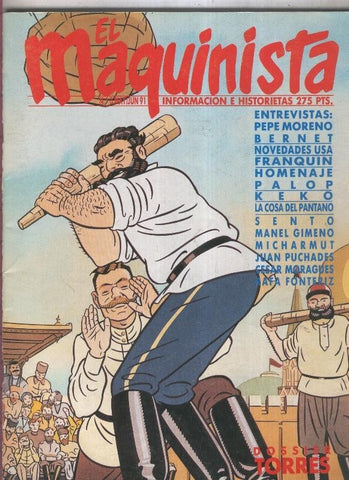 Fanzine: El Maquinista numero 03 (1991): articulo sobre Palop
