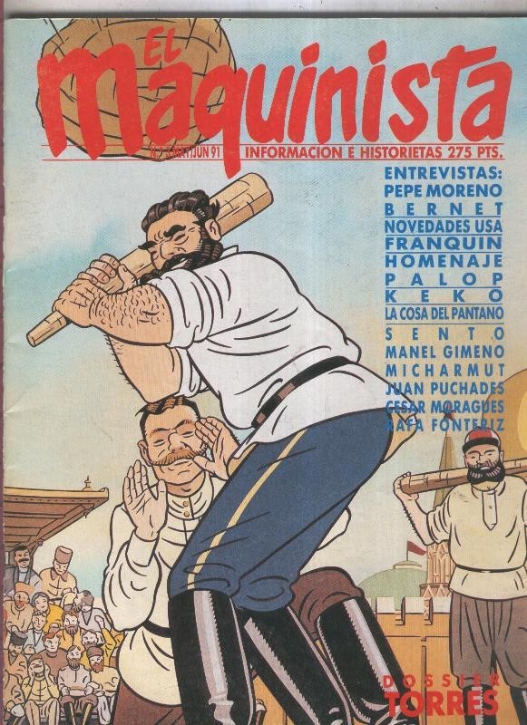 Fanzine: El Maquinista numero 03 (1991): articulo sobre Palop