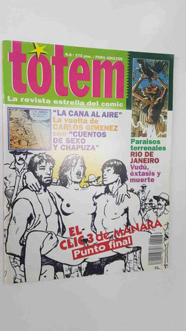 Revista Totem num 8: año I (dic 1994): Manara Click 3 punto final, Paraisos terrenales Rio de Janeiro