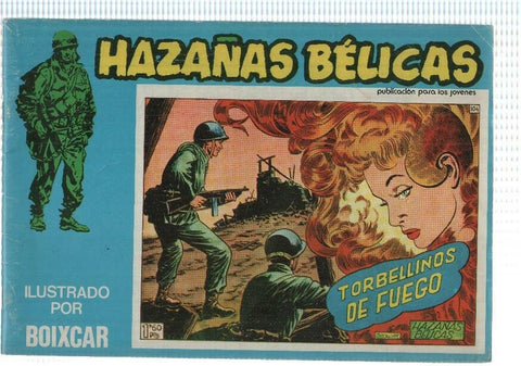 Boixcar, Ursus: Hazañas Belicas num 140 vol. XL (serie azul, 1973) - Torbellinos de Fuego