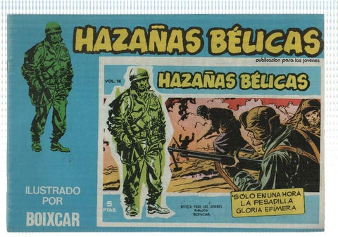 Boixcar, Ursus: Hazañas Belicas num 176 (serie azul, 1973) - Solo en una hora, La pesadilla
