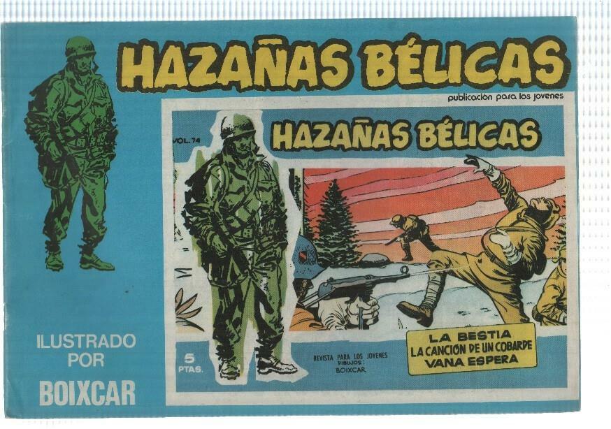 Boixcar, Ursus: Hazañas Belicas num 174 (serie azul, 1973) - La bestia, La cancion de un cobarde