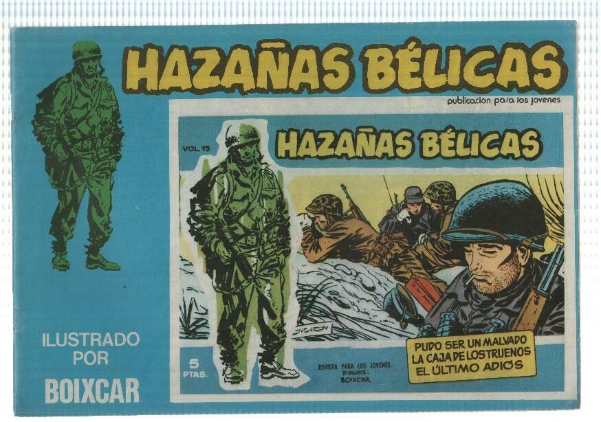Boixcar, Ursus: Hazañas Belicas num 175 (serie azul, 1973) - Pudo ser un malvado, El ultimo adios