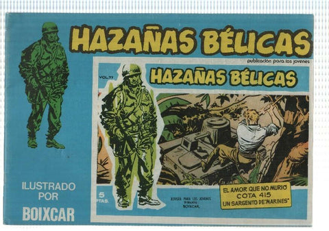 Boixcar, Ursus: Hazañas Belicas num 177 (serie azul, 1973) - El amor que no murio, Cota 415