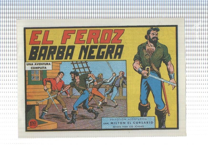 Facsimil: Milton el Corsario numero 075: El feroz Barba Negra