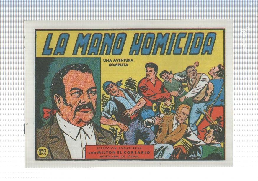 Facsimil: Milton el Corsario numero 072: La mano homicida