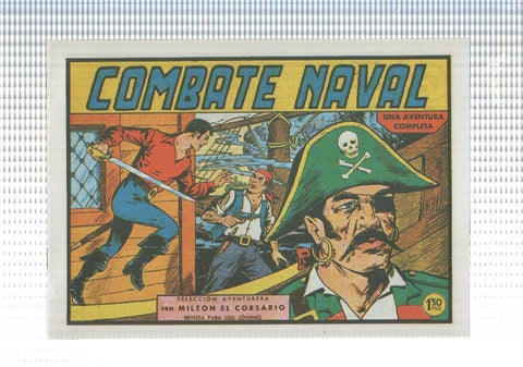 Facsimil: Milton el Corsario numero 068: Combate naval