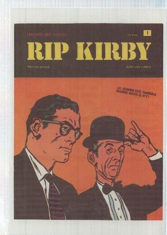 Ficha tebeo numerada 392: Rip Kirby de Edit Burula, (dibujo Alex Raymond)