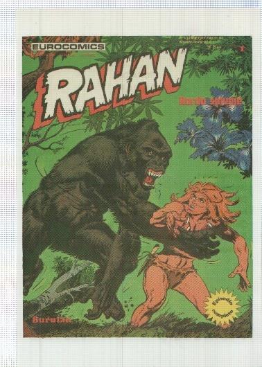 Ficha tebeo numerada 394: Rahan, de Edit Burulan, (dibujo Cheret)
