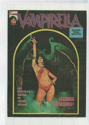 Ficha tebeo numerada 395: Vampirella, de Edit Garbo, (dibujo Pepe Gonzalez)