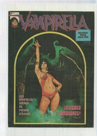 Ficha tebeo numerada 395: Vampirella, de Edit Garbo, (dibujo Pepe Gonzalez)