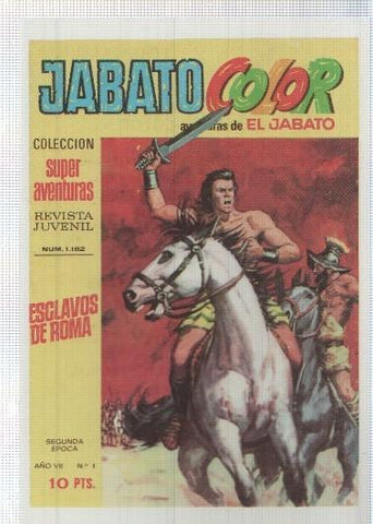 Ficha tebeo numerada 396: El Jabato color, de Edit Bruguera, (dibujo Darnis)