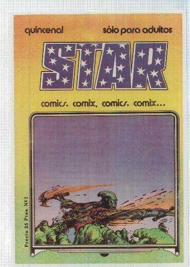 Ficha tebeo numerada 397: Star revista, de Edit Producciones Editoriales, (dibujo varios)